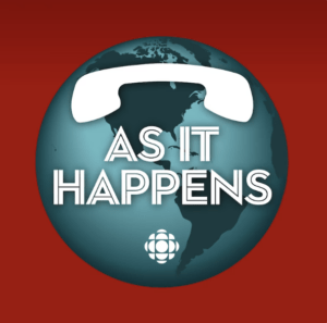 As It Happens podcast logo
